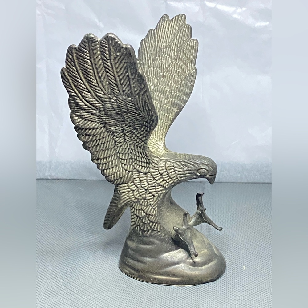 Hampshire Genuine Silverplated Bald Eagle Sculpture